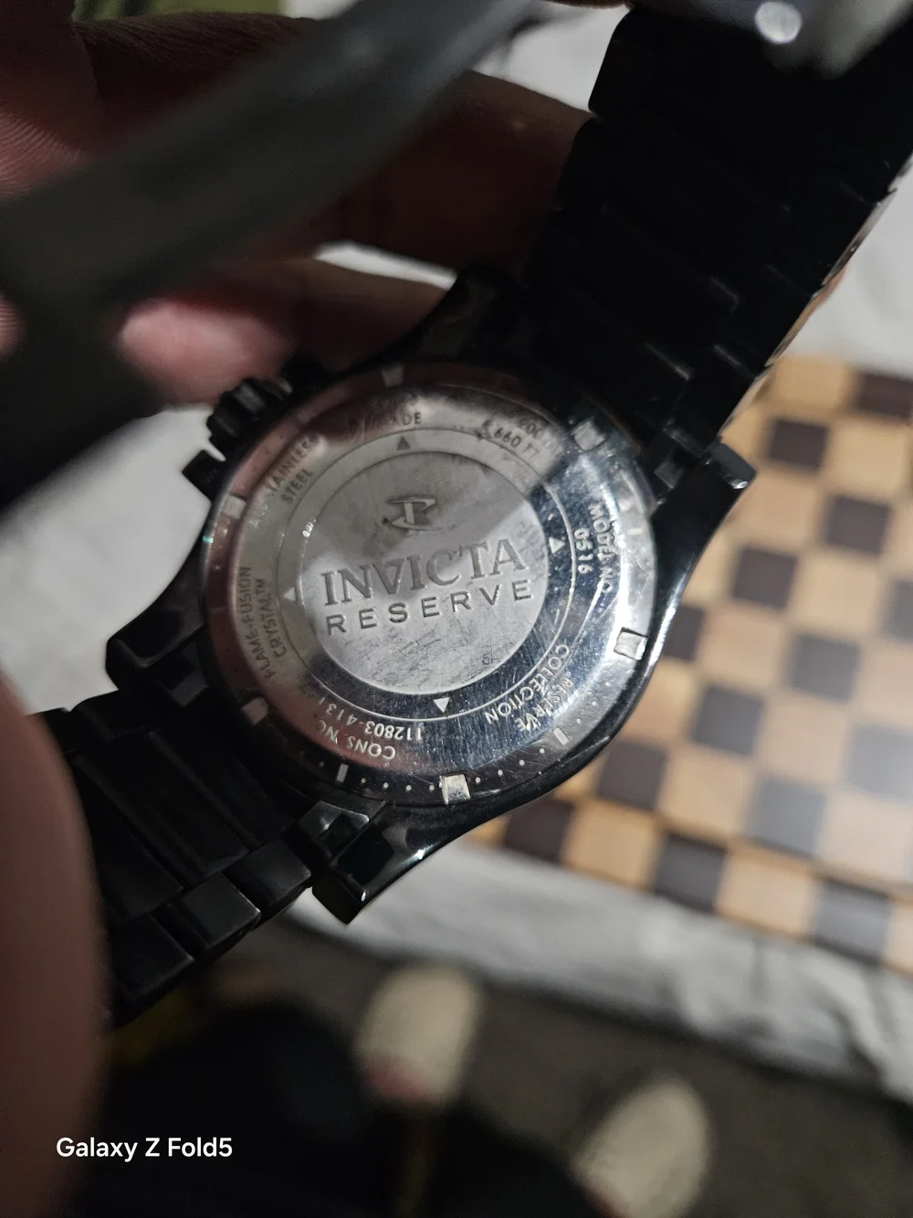 Invicta Reserve Exursion Model#0516 50mm Mother Of Pearl Dial